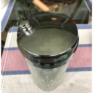 Vintage “The Cocktailer”  Shaker Industrial MCM Indiana Glass